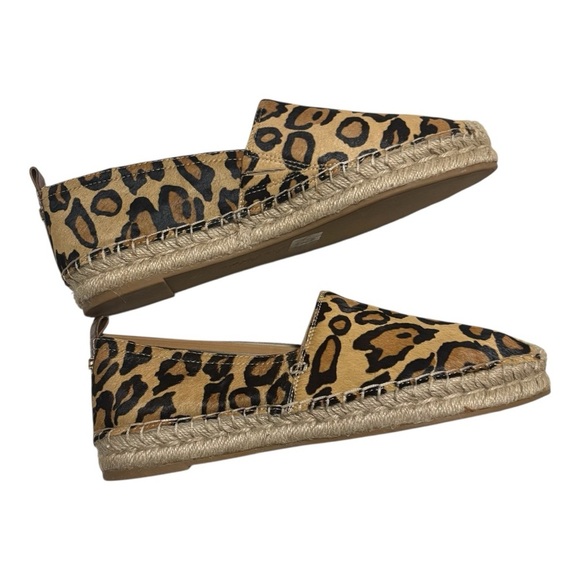 Sam Edelman Brown Tan Espadrilles with Leopard Print - Picture 4 of 10